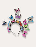 Butterflies Applique Tulle Dress