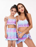 Mermaid Printed Family Matching Swim Suit - Bebehanna