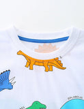 Cartoon Dinosaur Printed T-Shirt
