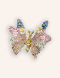 Butterfly Applique Multi Tulle Party Dress