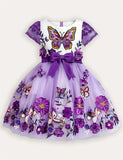 Butterfly Garden Tulle Party Dress