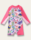 Ocean World Print One-piece Swimsuit