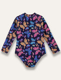 One Piece Butterfly Print Swimsuit - Bebehanna