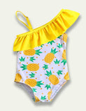 Pineapple Printed Swim Suit - Bebehanna