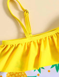 Pineapple Printed Swim Suit - Bebehanna