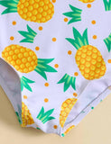 Pineapple Printed Swim Suit - Bebehanna