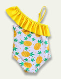 Pineapple Printed Swim Suit - Bebehanna