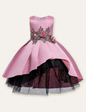 Floral Mesh Party Dress - Bebehanna