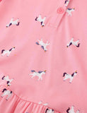 Full Printed Unicorn Polo Dress - Bebehanna