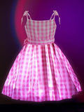 Light up Brabei Girls Pink Costume Dress Dress Up Party- Uporpor - Bebehanna