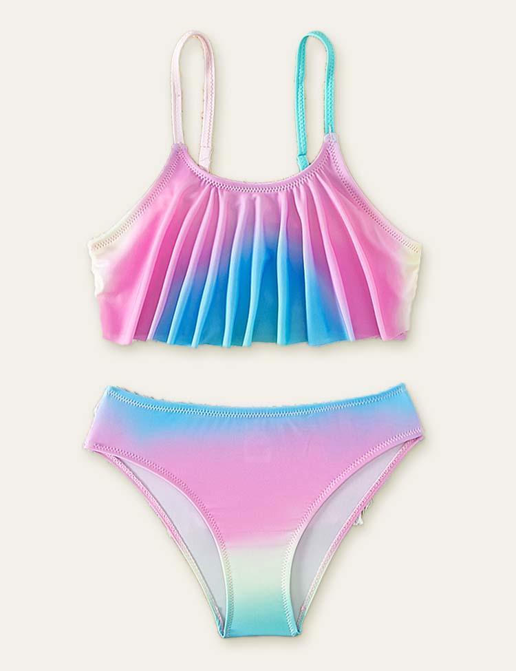 Rainbow Gradient Color Swimsuit - Bebehanna
